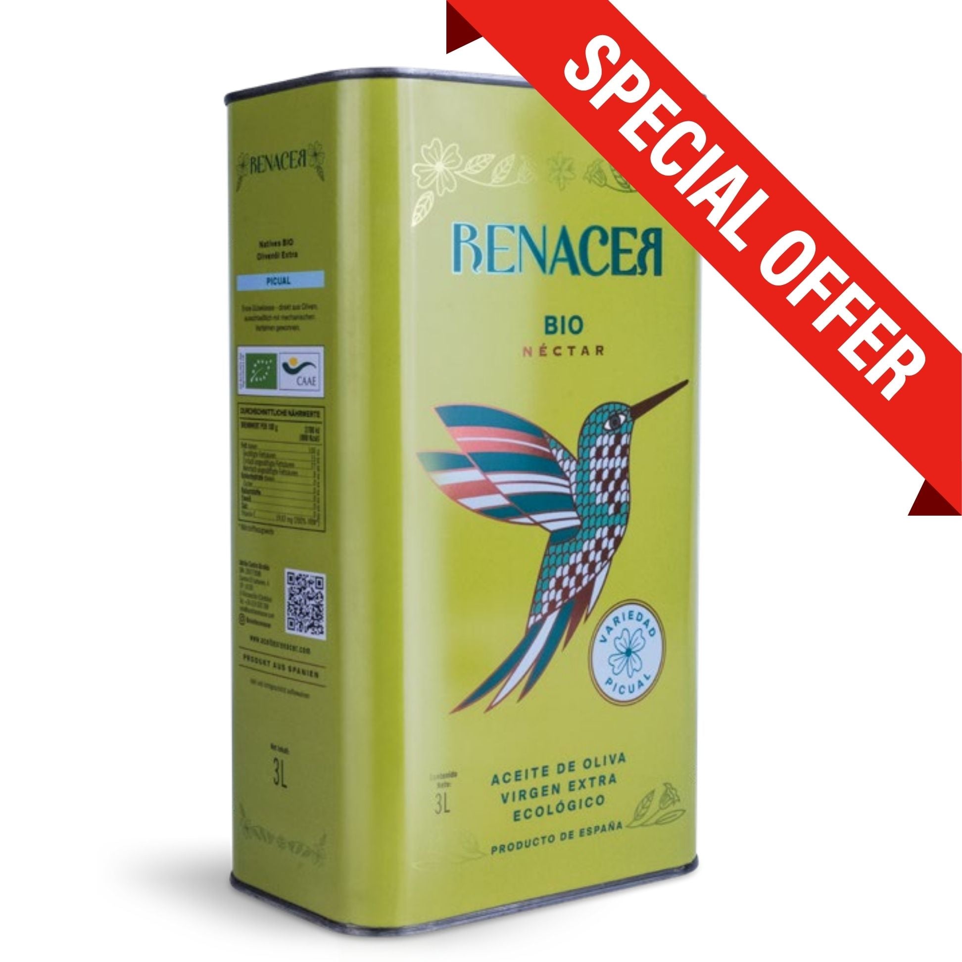 🔥 Últimas Latas 3L AOVE Ecológico – Cosecha Anterior (Precio Especial)