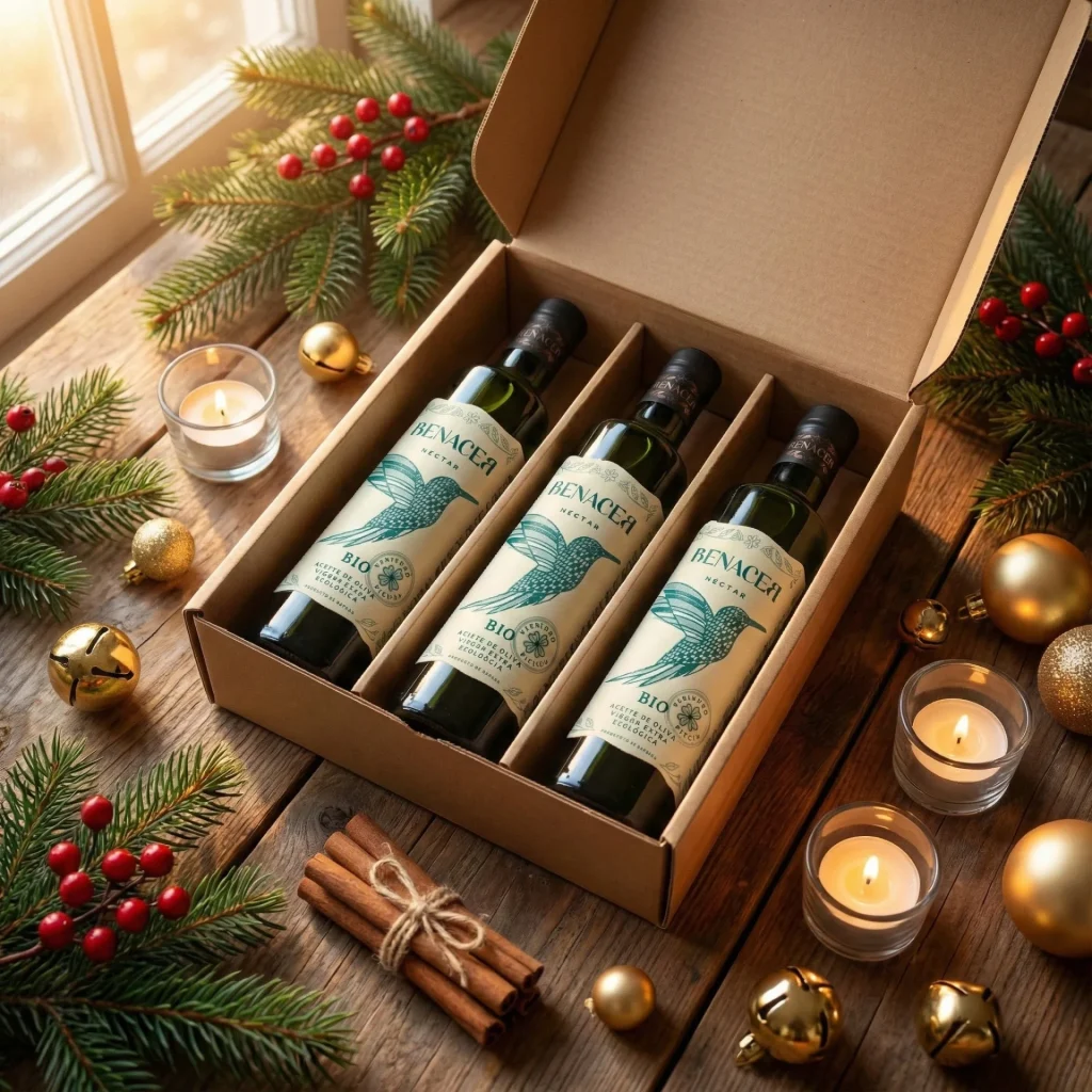 Estuche regalo 3 botellas de 500ml Aove Ecológico